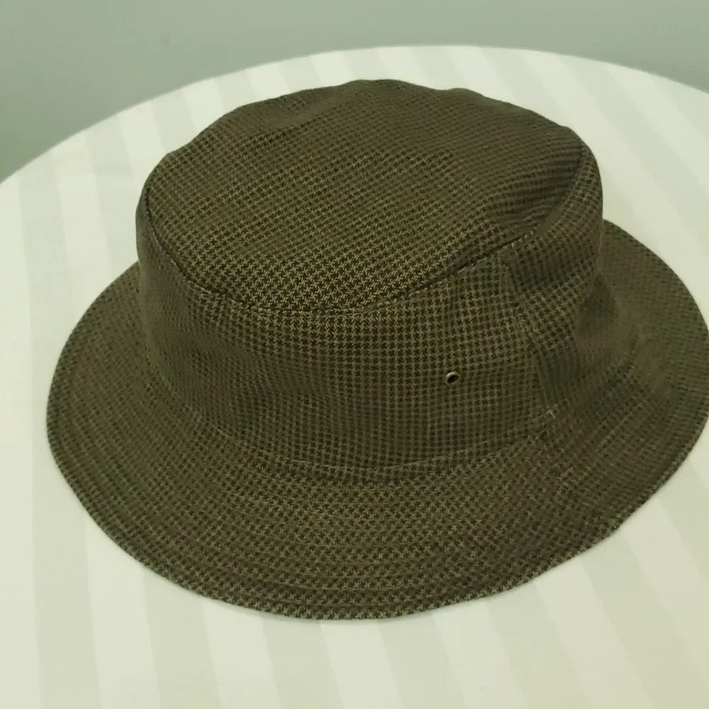 JHats Bucket Hat Boys Sz 58cm Houndstooth